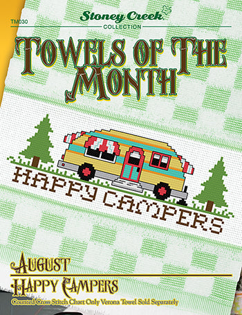 SCC - Towels Of The Month August Happy Campers