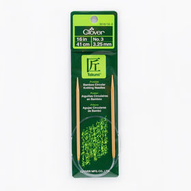 CLV - Takumi Bamboo Knitting Needles Circular 16" No. 3 (3.25mm)