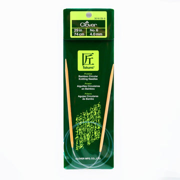 CLV - Takumi Bamboo Knitting Needles Circular 29" No. 6 (4.00mm)