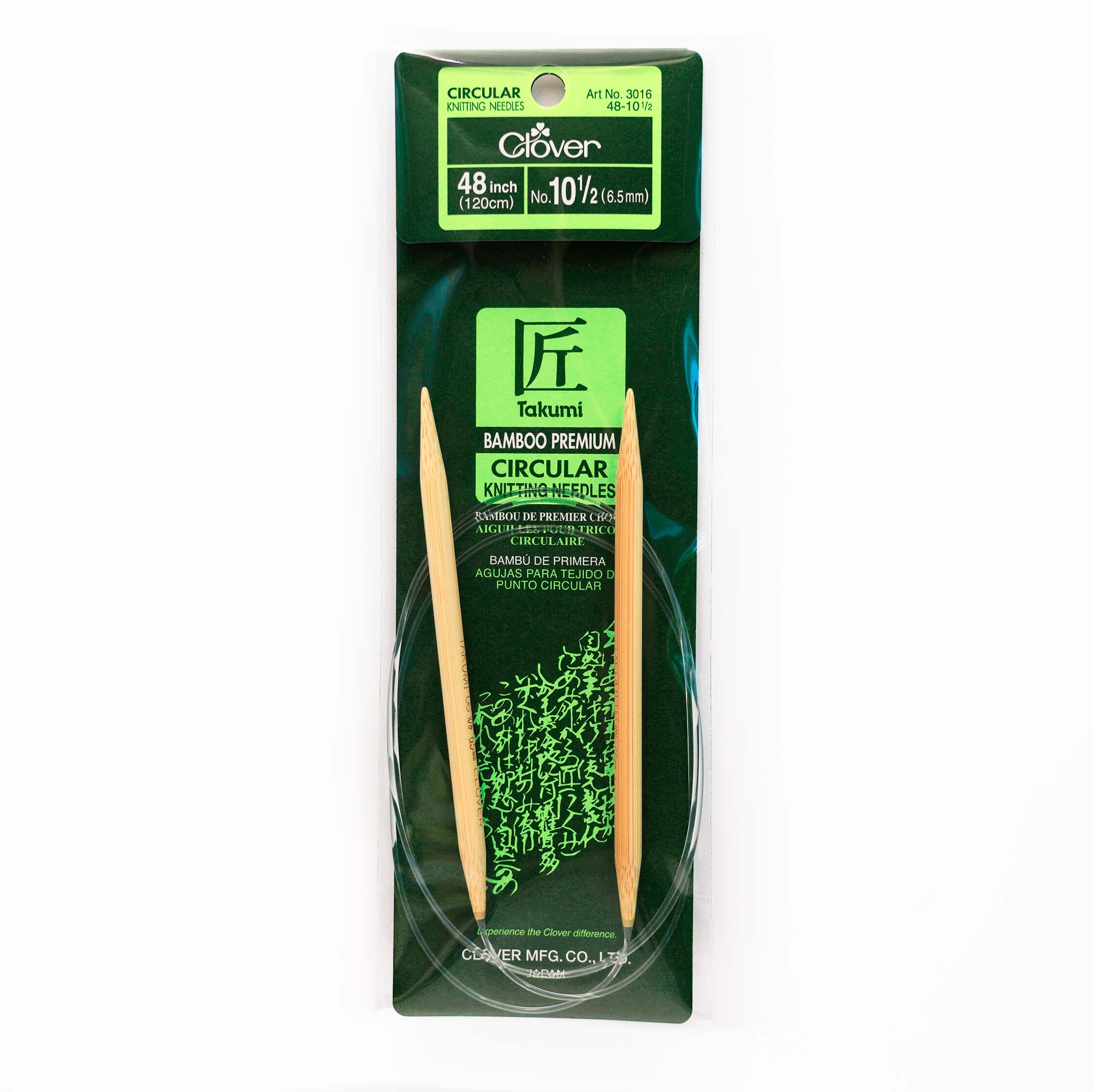 CLV - Takumi Bamboo Knitting Needles Circular 48" No. 10.5 (6.50mm)