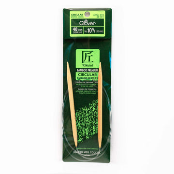 CLV - Takumi Bamboo Knitting Needles Circular 48" No. 10.5 (6.50mm)