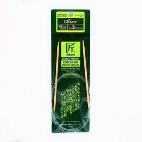 xxx-clv - Takumi Bamboo Knitting Needles Circular 48" No. 3 (3.25mm)