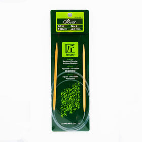 xxx-clv - Takumi Bamboo Knitting Needles Circular 48" No. 7 (4.50mm)