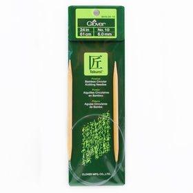 xxx-clv - Takumi Bamboo Knitting Needles Circular 24" No. 10 (6.00mm)