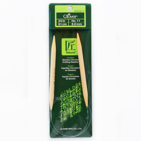 xxx-clv - Takumi Bamboo Knitting Needles Circular 24" No. 11 (8.00mm)