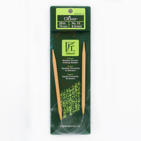 CLV - Takumi Bamboo Knitting Needles Circular 29" No. 10 (6.00mm)