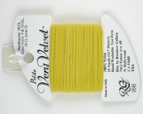 RBGL - Very Velvet - Petite - V-0646 - Medium Yellow