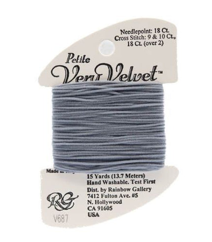 RBGL - Very Velvet - Petite - V-0687 - Dark Pearl Grey