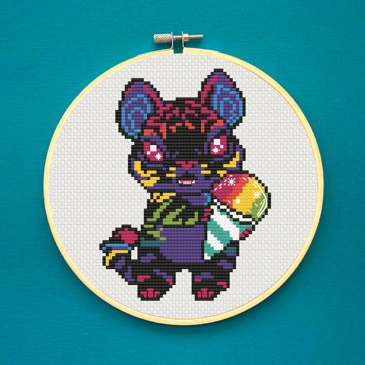 SPCL - Ashley Benson - Rainbow Rave Slush Tiger - Cross Stitch Kit