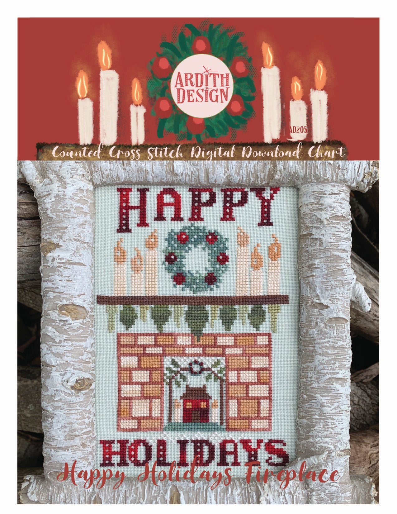 ARDE - Happy Holidays Fireplace