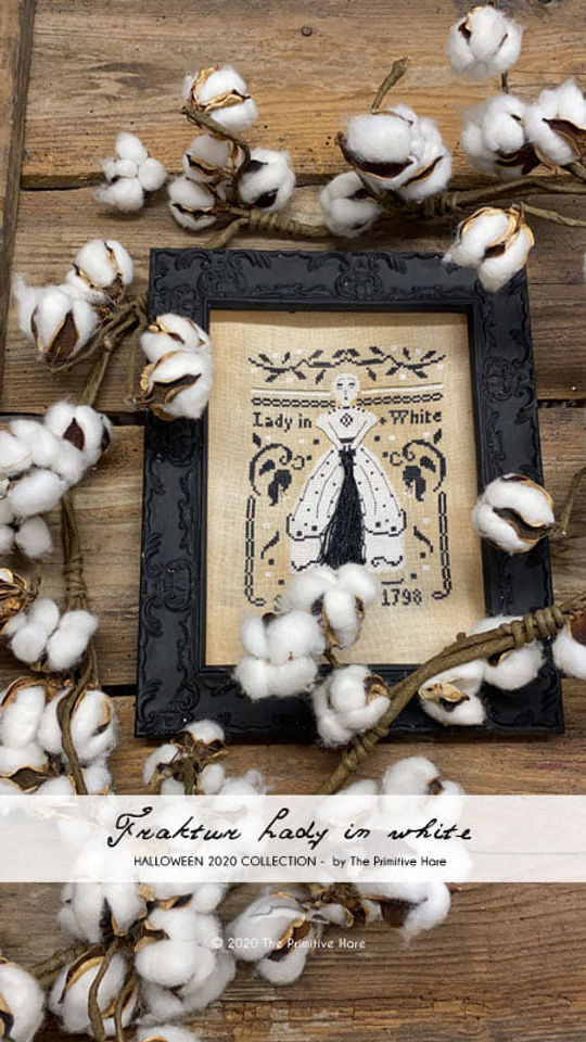 PRHR - Fraktur Lady in White