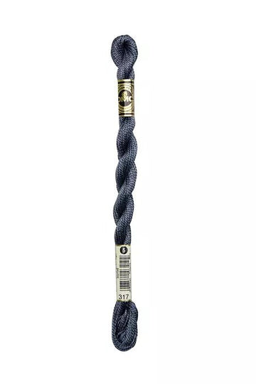 DMC - Perle #08 - 0317 - Pewter Grey