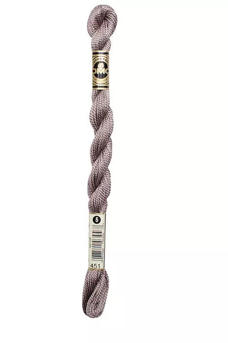 DMC - Perle #08 - 0451 - Dark Shell Grey