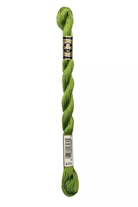 DMC - Perle #08 - 0470 - Light Avocado Green
