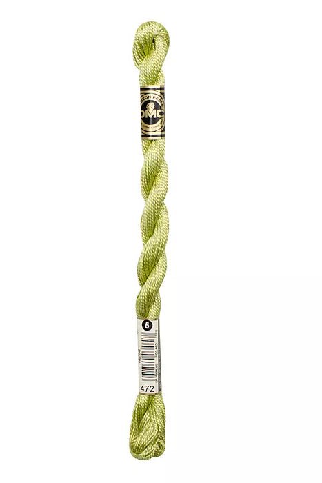 DMC - Perle #08 - 0472 - Ultra Light Avocado Green