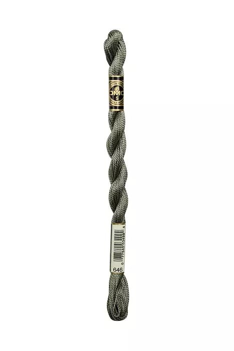 DMC - Perle #08 - 0646 - Dark Beaver Grey