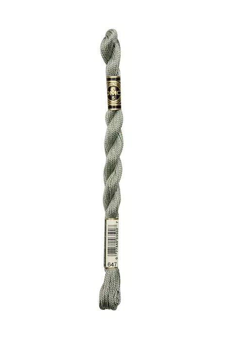 DMC - Perle #08 - 0647 - Medium Beaver Grey