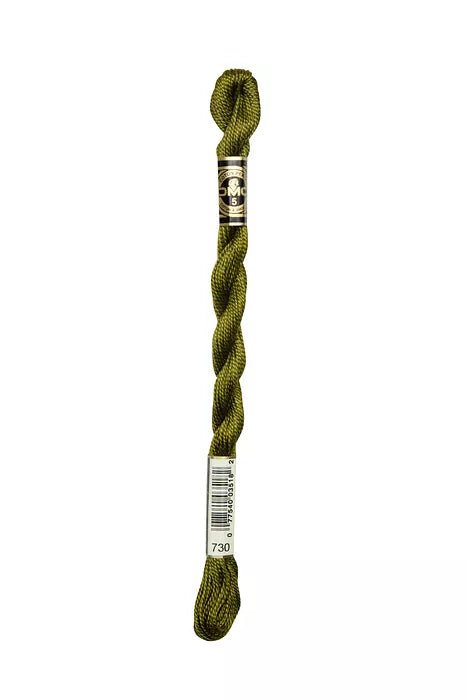 DMC - Perle #08 - 0730 - Very Dark Olive Green