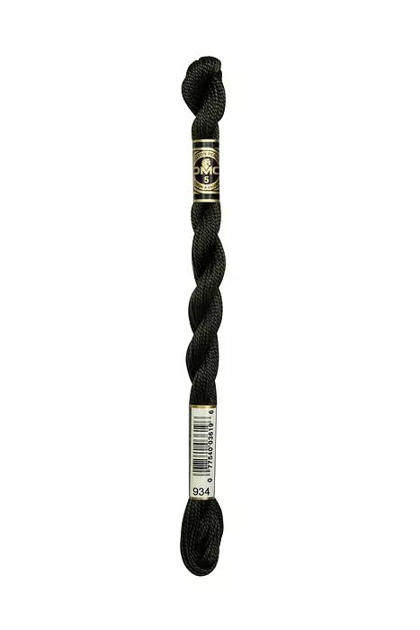 DMC - Perle #08 - 0934 - Black Avocado Green