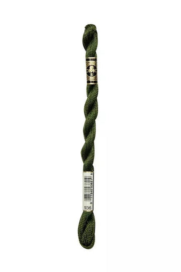 DMC - Perle #08 - 0936 - Very Dark Avocado Green
