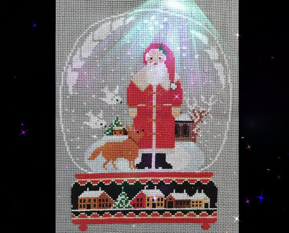 TPP - Swallow and Santa Snow Globe