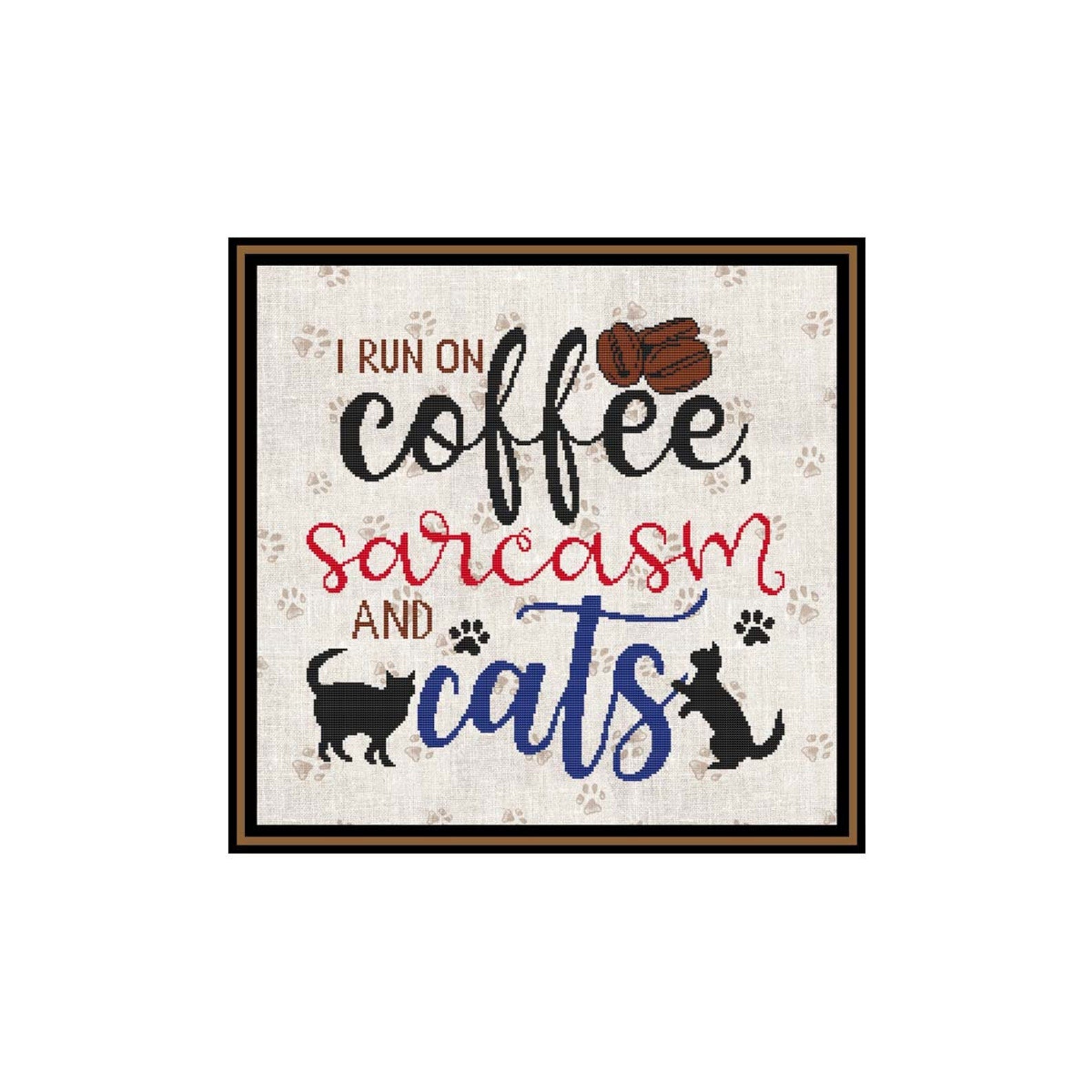 CSWN - I Run on Coffee, Sarcasm and Cats