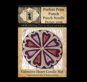PPP - Valentine Heart Candle Mat