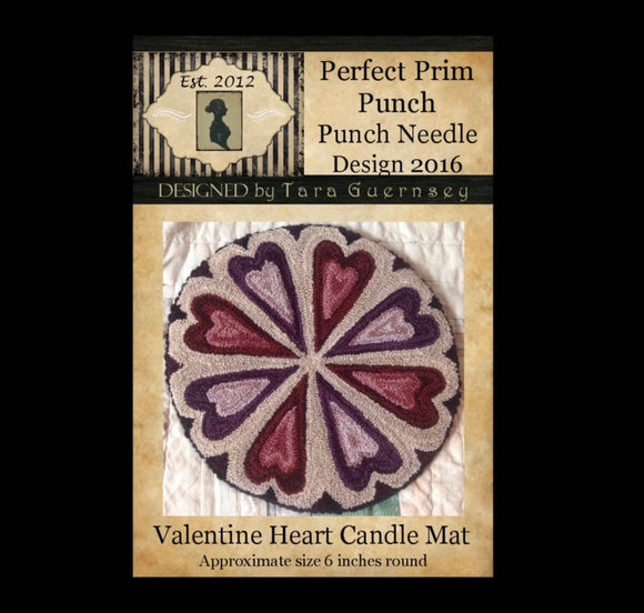 PPP - Valentine Heart Candle Mat