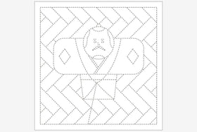 XXX-ORIM - Daruma - Kite and Cypress Fence - 8430-1257