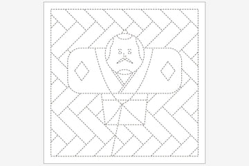 XXX-ORIM - Daruma - Kite and Cypress Fence - 8430-1257