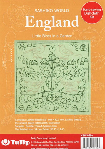 ORIM - Sashiko World - England - Little Birds In A Garden - KSW-028