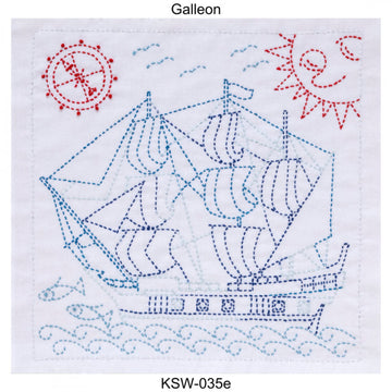 ORIM - Sashiko World - Spain - Galleon - KSW-035