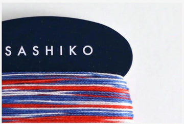 ORIM - Daruma - Sashiko Cotton Thread 20/4 - 0401 - Red White Blue