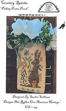 HMSP - CS-136 - Country Spirits Collection - Love Flower Hanging Pouch