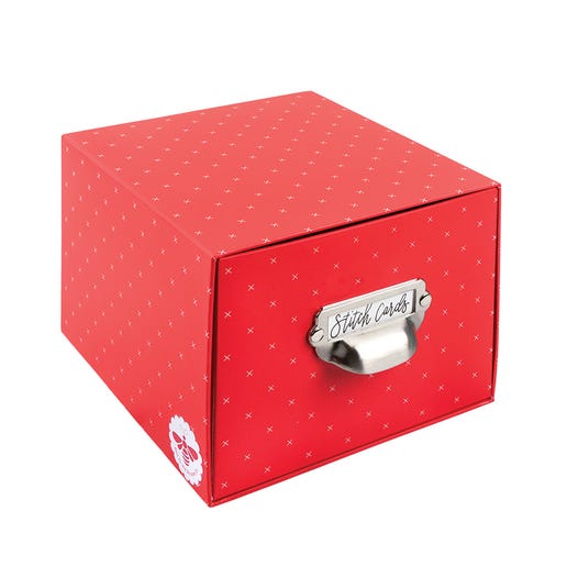 BMB - Red Stitch Card Box