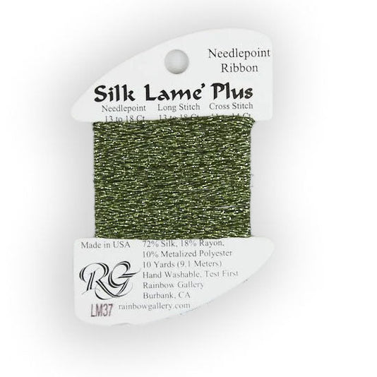 RBGL - Silk Lame Braid - Plus - LM-0037 - Dark Avocado