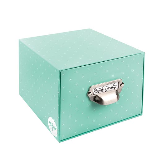 BMB - Teal Stitch Card Box