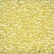 MHB - Size 11/0 Glass Seed Beads - 02002 - Yellow Creme