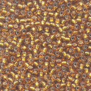 MHB - Size 11/0 Glass Seed Beads - 02048 - Golden Olive
