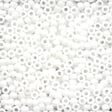 MHB - Size 11/0 Glass Seed Beads - 02058 - Crayon - White