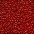 MHB - Size 11/0 Glass Seed Beads - 02063 - Crayon - Crimson