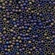 MHB - Size 11/0 Antique Glass Seed Beads - 03013 - Stormy Blue Heather