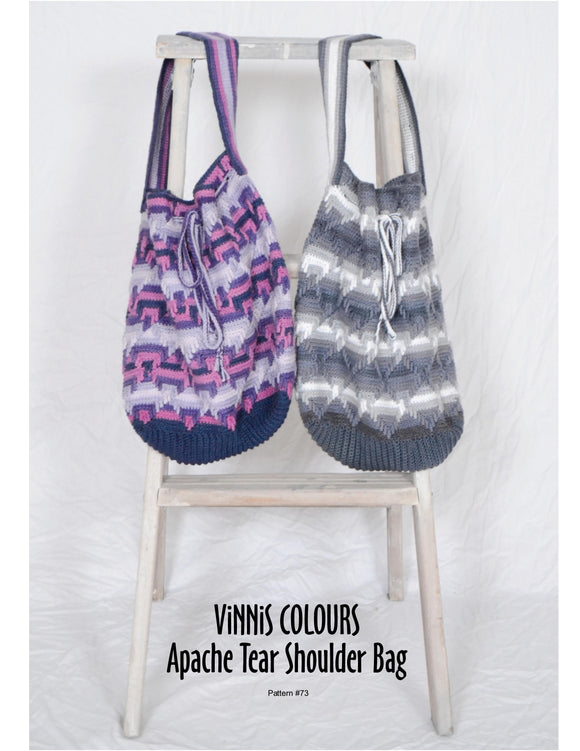 VCPK - P073 - Apache Tear Shoulder Bag - Purple