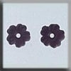 MHB - Glass Treasures - 12150 - Very Petite Flower - Matte Medium Amethyst