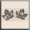 MHB - Glass Treasures - 12199 - Maple Leaf - Metallic