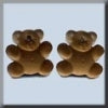 MHB - Glass Treasures - 12298 - Very Petite Teddy Bear