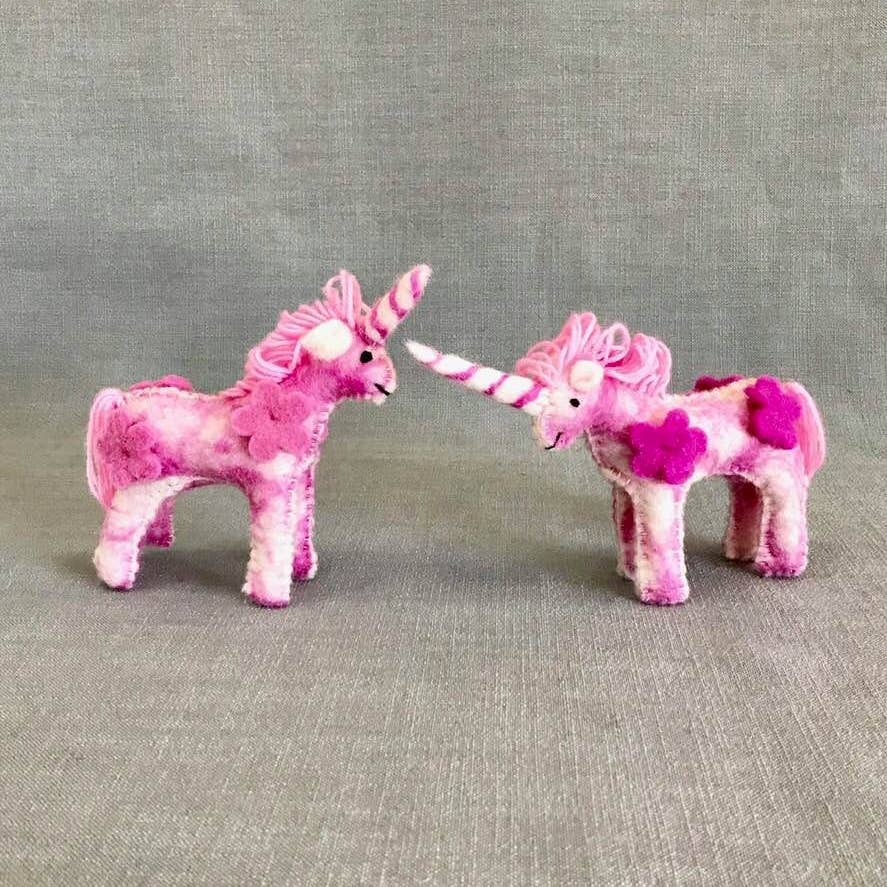 TWR - Felt Unicorn - Mini - Light Pink