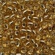 MHB - Size 06/00 Glass Pony Beads - 16011 - Victorian Gold
