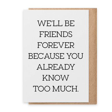 PSPR - Greeting Card - Friends Forever