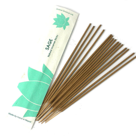 GLG - Stick Incense - Pk of 10 - Sage